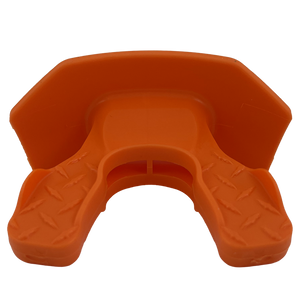 You Can't See Me Lip Guard Green Camo Orange Lip Guard-Damage Control Mouthguards