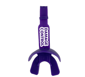 Purple Lip Guard with Permanent Strap