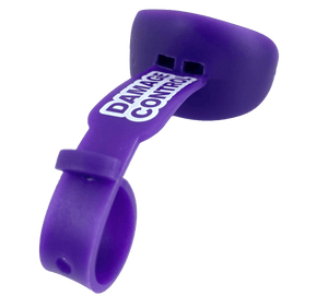 Purple Lip Guard with Permanent Strap