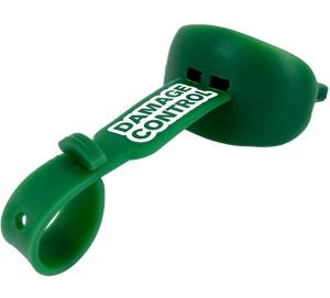 Green Lip Guard with Permanent Strap