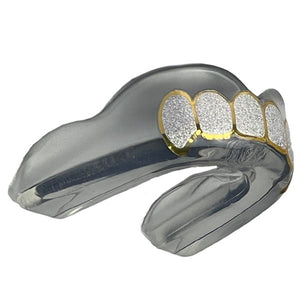 Gold Diamond Grillz - Damage Control Mouthguards