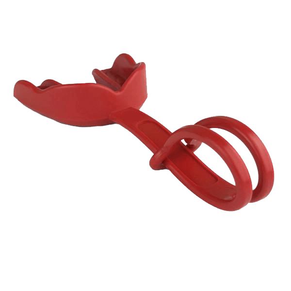 Red (EI) w/Strap Mouthguard - Damage Control Mouthguards