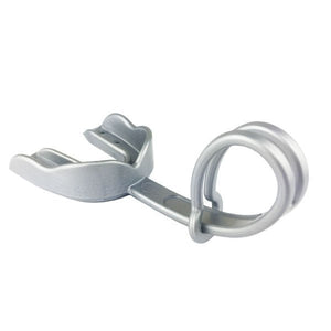 Silver Mouthpiece (EI) w/Strap - Damage Control Mouthguards