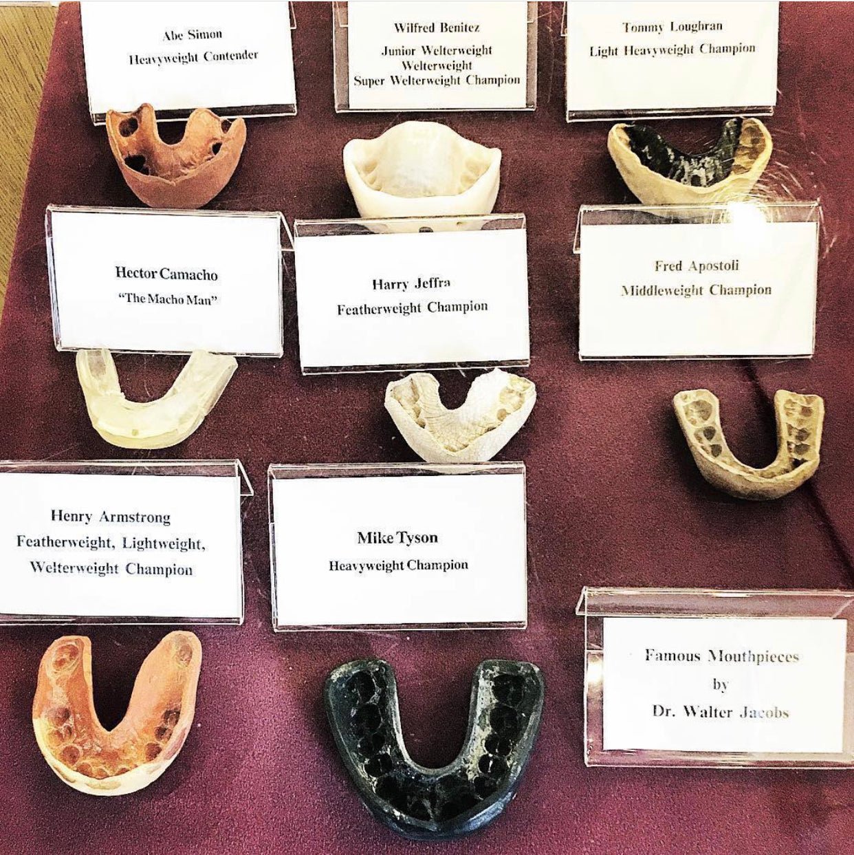 major event history mouthguards