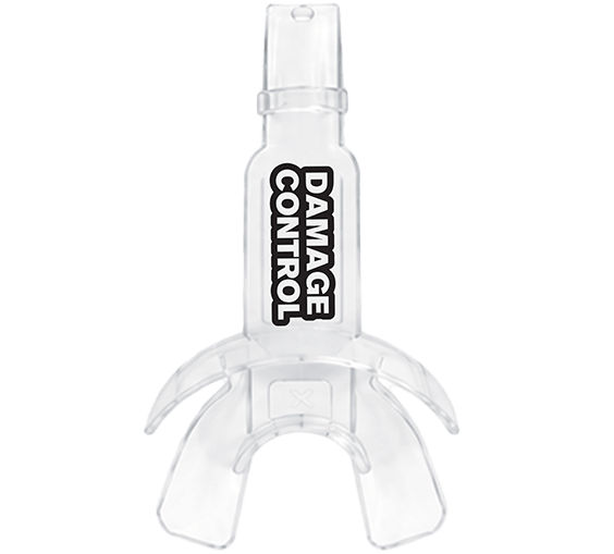 Clear Lip Guard with Permanent Strap