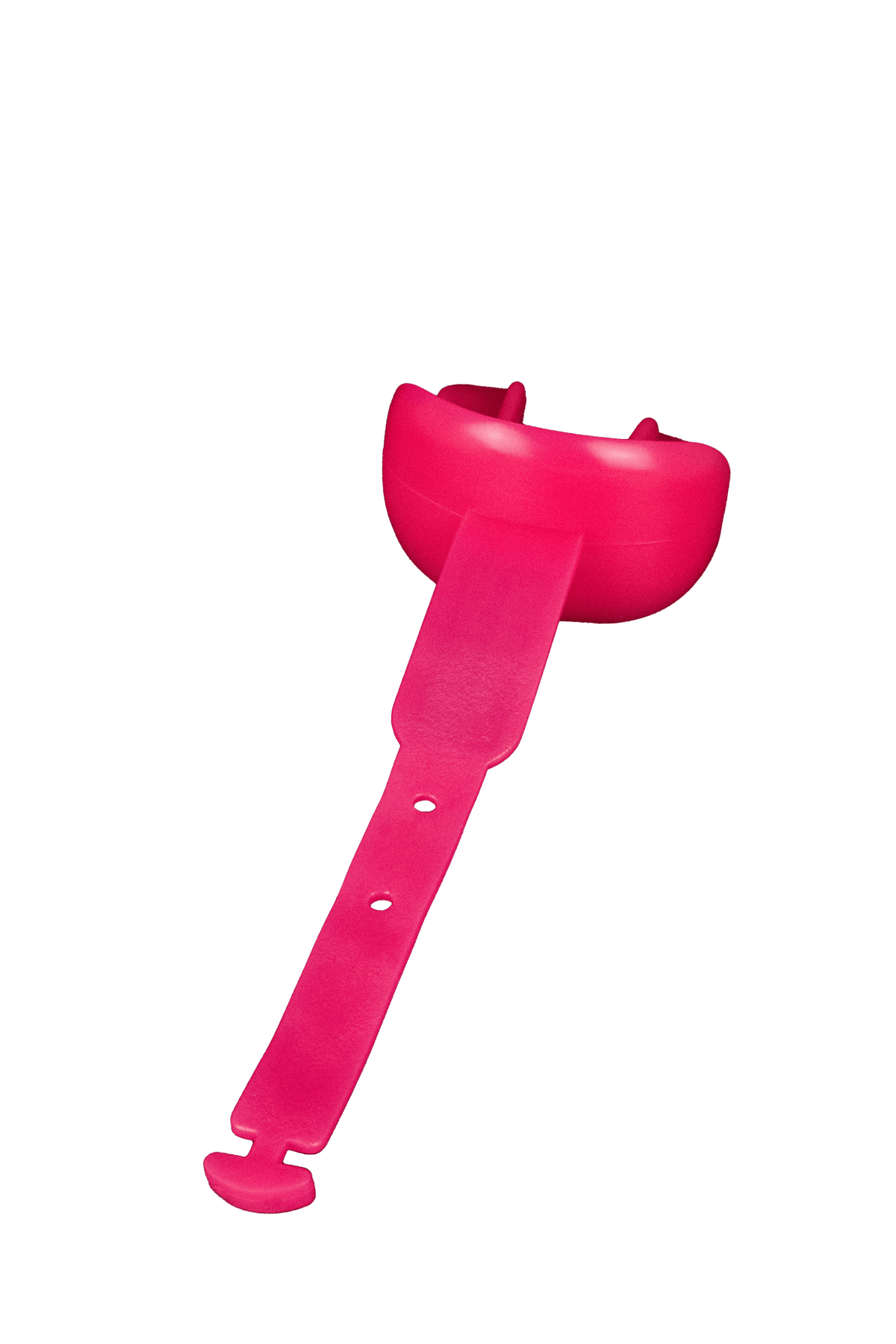 Hot Pink Lip Guard with Permanent Strap - Damage Control Mouthguards