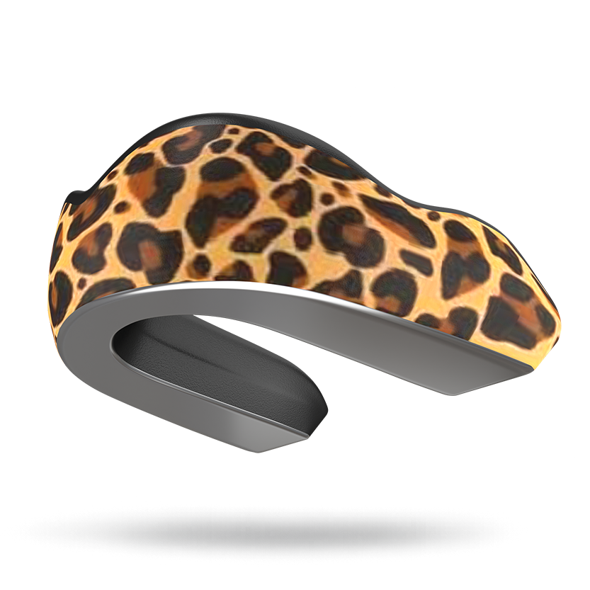 Leopard Print Extreme Impact Mouthguard-Damage Control Mouthguards