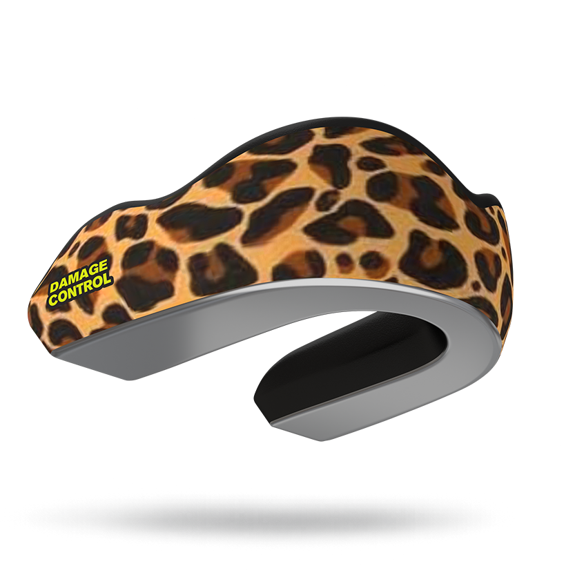 Leopard Print Extreme Impact Mouthguard-Damage Control Mouthguards