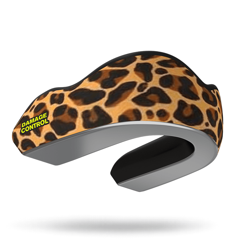 Leopard Print Extreme Impact Mouthguard-Damage Control Mouthguards