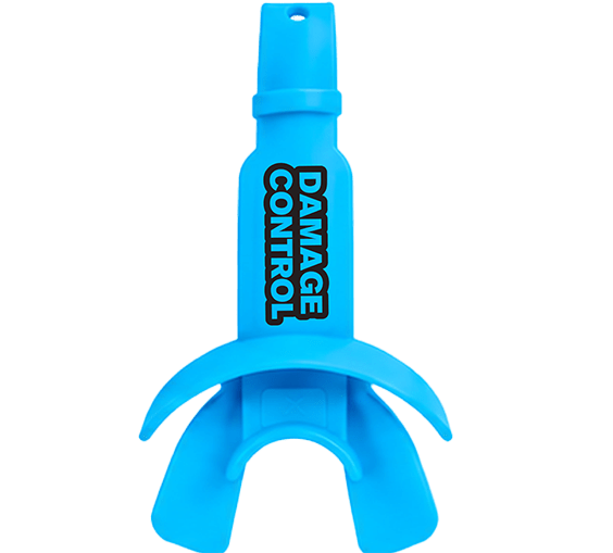 Sky Blue Lip Guard with Permanent Strap