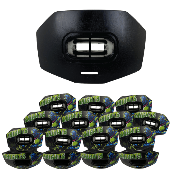 NS Lip Guard Team Designs with a Removable Strap 15 Lip Guards