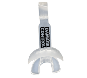 Clear Lip Guard with permanent Strap-Damage Control Mouthguards