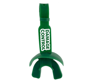 Green Lip Guard with Permanent Strap
