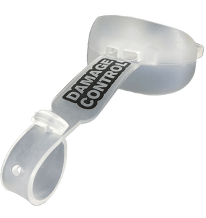 Clear Lip Guard with permanent Strap-Damage Control Mouthguards