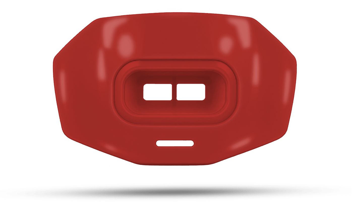 Red NS Lip Guard - Damage Control Mouthguards