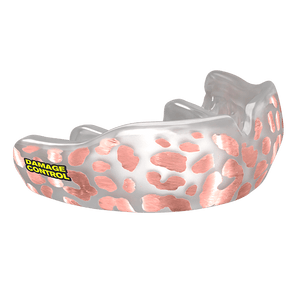 Shinny Rose Gold Leopard Custom Fit - Damage Control Mouthguards
