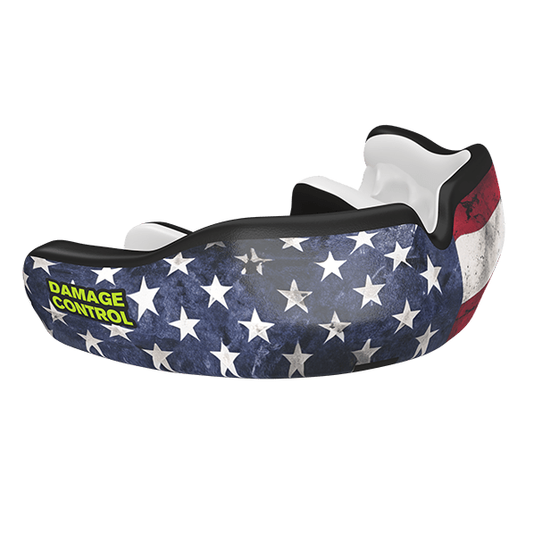 Old Glory American Flag Custom Fit Mouthguard - Damage Control Mouthguards