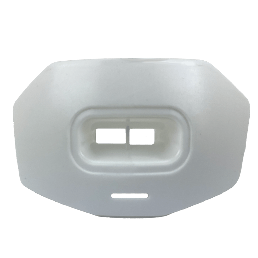 White NS Lip Guard - Damage Control Mouthguards