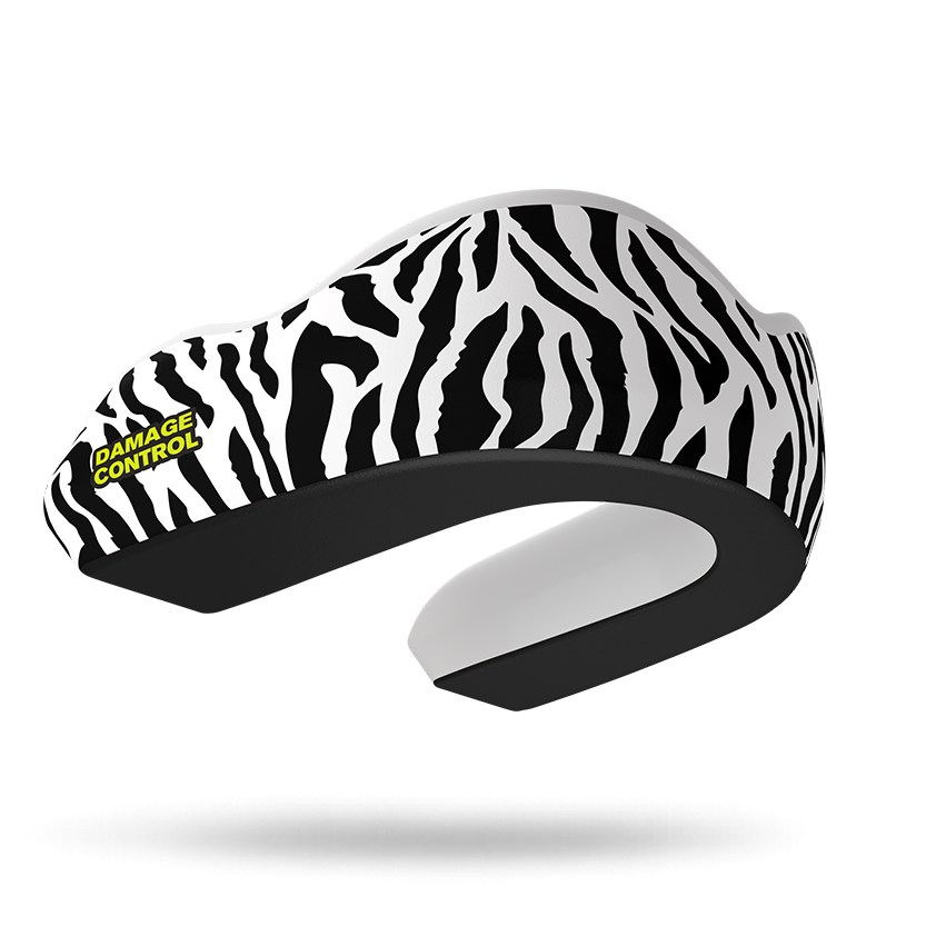 Zebra Print Extreme Mouthguard-Damage Control Mouthguards