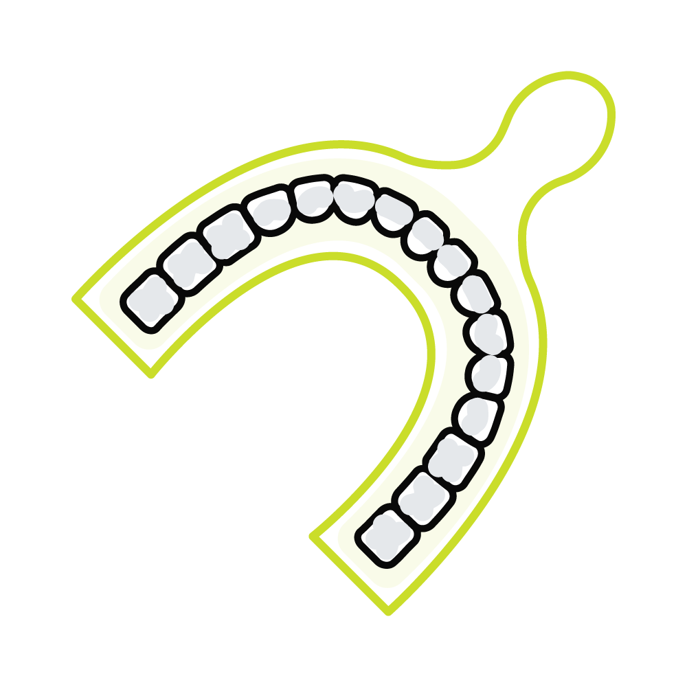 Strapped Mouth Guard Sports