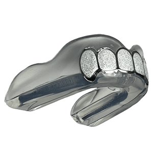 Gun Metal Diamond Grillz - Damage Control Mouthguards