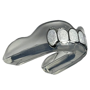 Gun Metal Diamond Grillz - Damage Control Mouthguards