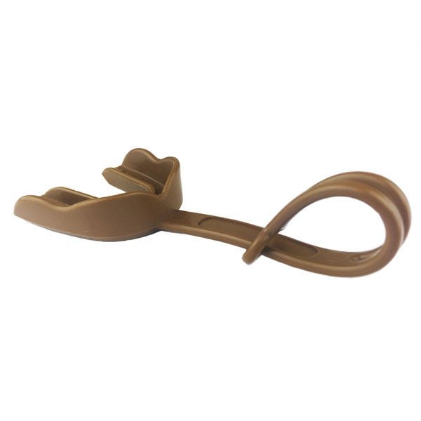 Brown Mouthpiece (EI) w/Strap - Damage Control Mouthguards