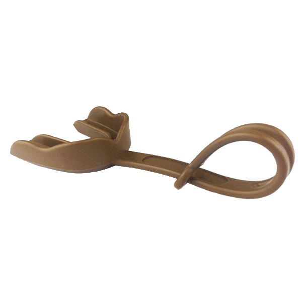 Brown Mouthpiece (EI) w/Strap - Damage Control Mouthguards