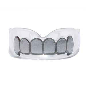 Gun Metal Diamond Grillz - Damage Control Mouthguards