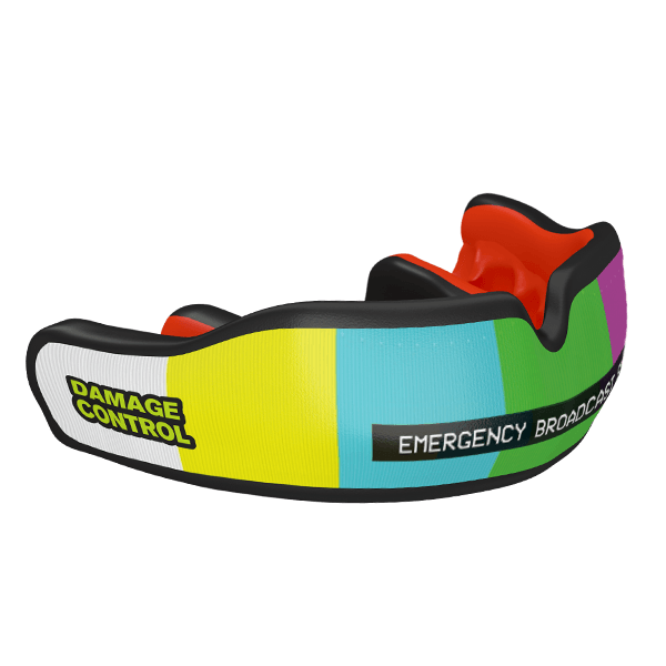 Emergency Broadcast System Custom Mouthguard with HXC - Damage Control Mouthguards