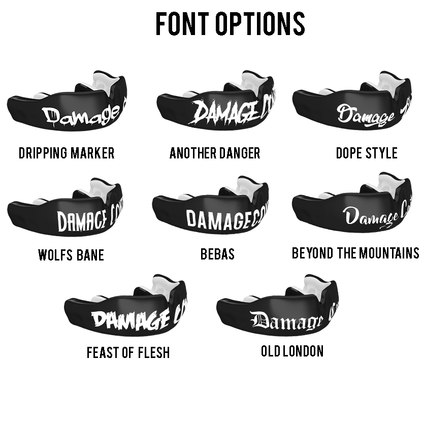 Custom Kickboxing Muay Thai Mouthguard Damage Control Mouthguards