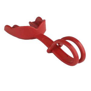 Red (EI) w/Strap Mouthguard - Damage Control Mouthguards